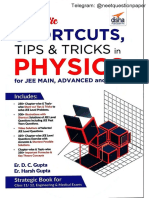 Shortcuts Tips and Tricks in Physics