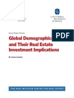 Global Demographics and Their Real Estate Investment Implications