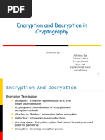 Encryption and Decryption in Cryptography