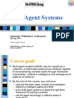 Multi-Agent Systems: University "Politehnica" of Bucarest