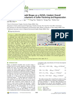 Dry Reforming of Model Biogas On A Ni:SiO2 Catalyst