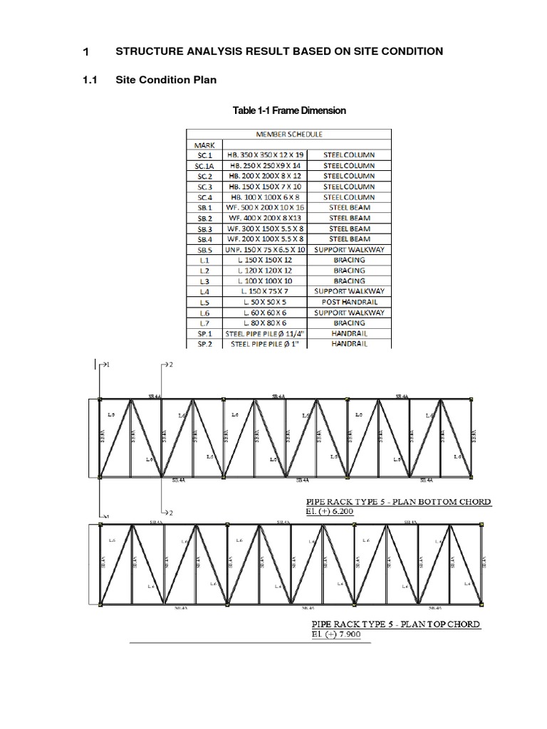 Technical Justification for Pipe Rack Analysis | PDF | Civil ...