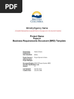 Project Name Business Requirements Document (BRD) Template