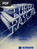 Turbo Pascal Reference Manual Feb84