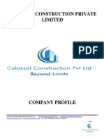 Company Profile Colossal Construction - 2018