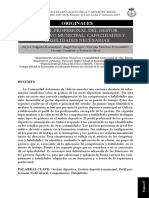 2019 Perfil Profesional Del Gestor Deportivo Municipal. Capacidades y Habilidades Necesarias