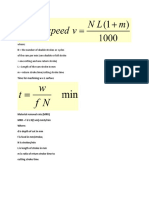 Shaper Equations