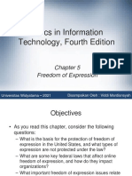 Ethics in Information Technology, Fourth Edition: Freedom of Expression