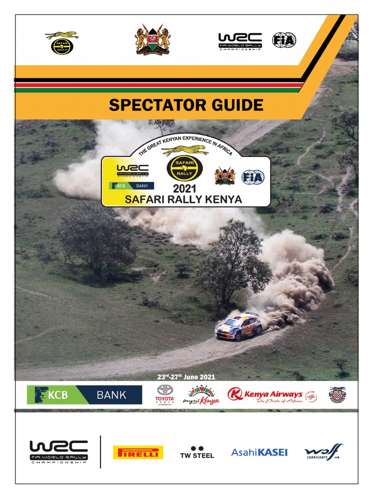 Official Spectator Guide For The 2021 WRC Safari Rally | Download Free ...