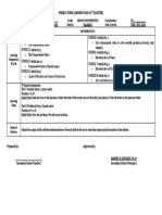 Weekly Home Learning Plan (4 Quarter)