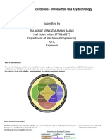 Assignment On Mechatronics - Introduction To A Key Technology