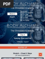 Body Alchemy: The Shredded Academy