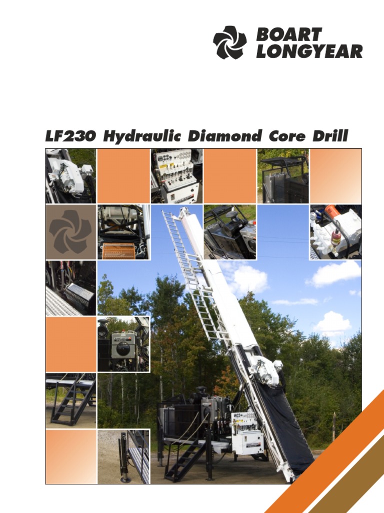 LF230 Hydraulic Diamond Core Drill PDF Drill Mechanical Engineering