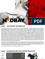 Investor Presentation Highlights Hudbay's Diversified Portfolio