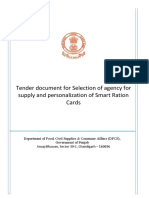 06-01-2020 - Tender Document For Selection of Agency For Supply and Personalization of Smart Ration Cards - 1