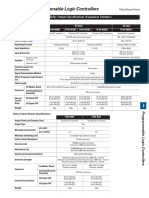 Programmable Logic Controllers: Input/Relay Output Specifications (Expansion Modules)