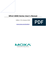 Nport 6000 Series User'S Manual: Edition 17.0, January 2018