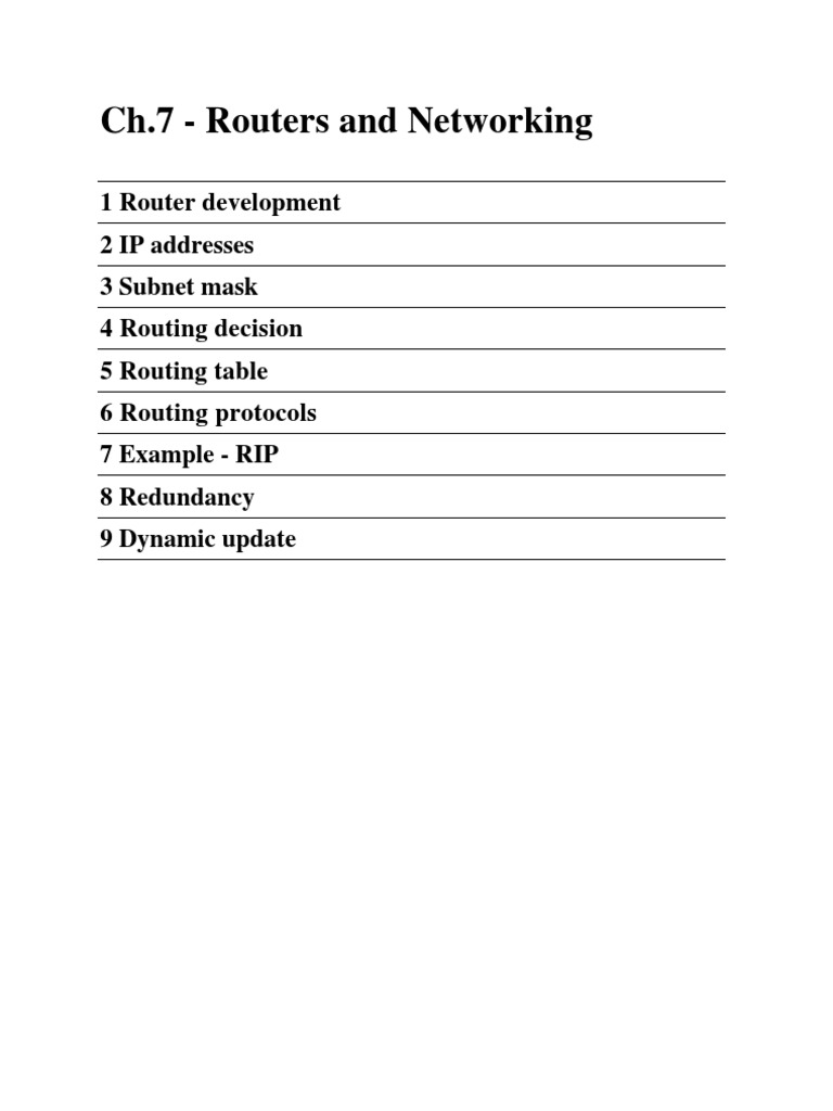 Understanding Routers and IP Networking | PDF | Computers | Technology ...