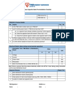 3-Phase Capacitor Bank Pre-Installation Checklist