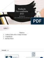 Slides Aula de Redação para Pré-Vestibular