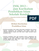 PIMK 3013 Pengajian Kurikulum Pendidikan Islam Sekolah Rendah