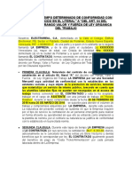 Contrato Trabajador A Tiempo Determinado