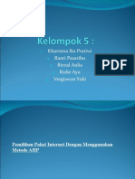 Kelompok 5 - AHP Pemilihan Paket Internet