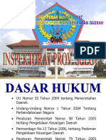 MATERI Peran Inspektorat Dalam Pengelolaan Keuangan Daerah (TIPIKOR)