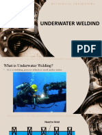 Mechanical Engineering: Underwater Weldind