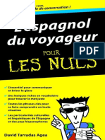 L Espagnol Du Voyageur Pour Les Nuls