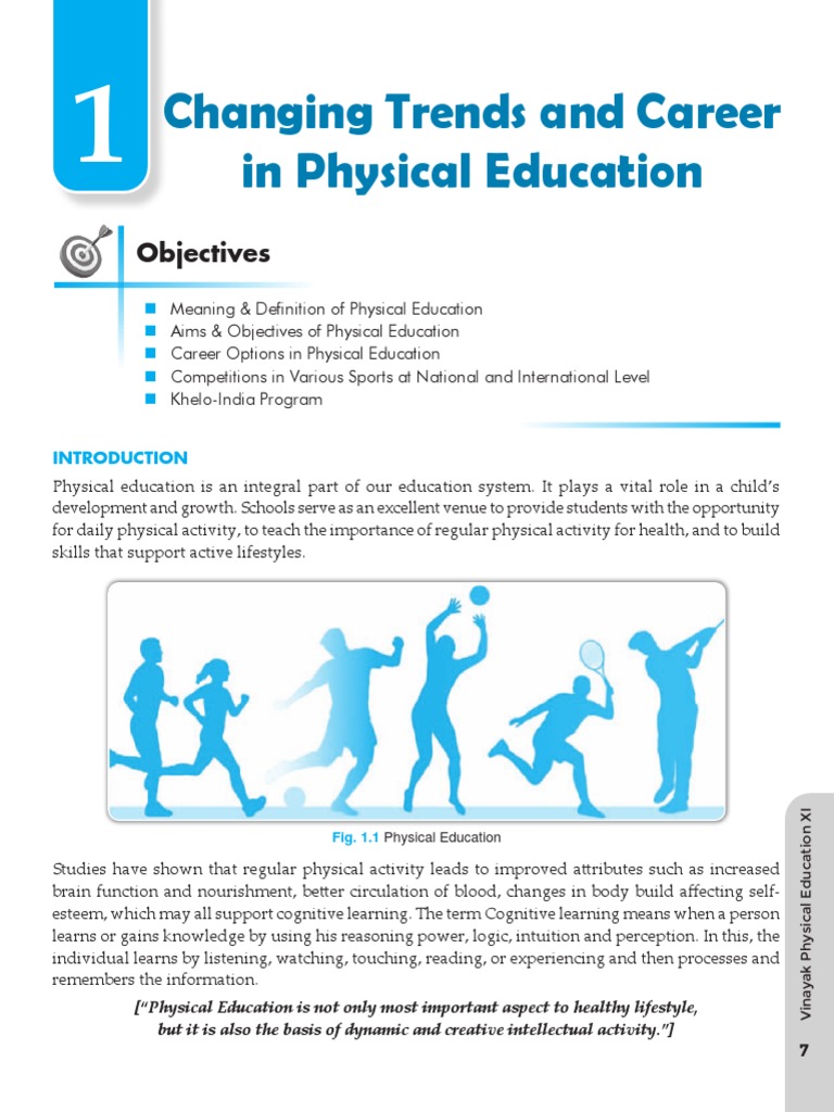 Changing Trends and Career in Physical Education: Objectives | PDF ...