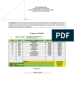 Program of Works I. II.: Final Examination