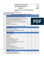 Check List For Running Account Bill No.: Ra-02 Abstract/ Measurement Sheet/ Book As WPM Formats