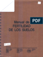 Manual de Fertilidad de Suelos