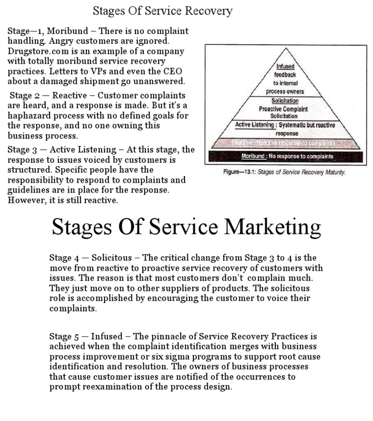 Five Stages of Service Recovery | PDF