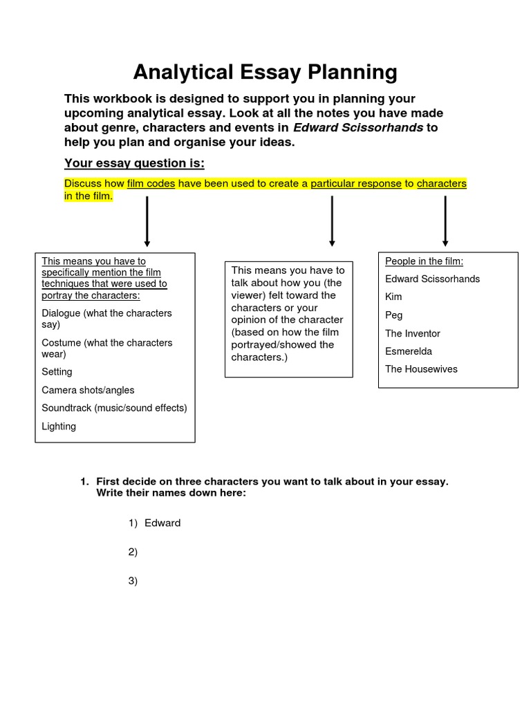 Essay Planning Final Download Free Pdf Essays
