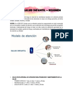 Resumen Modelo Salud Infantil y Micronutrientes Niño Sano