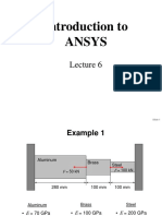 Introduction to ANSYS Lecture 6 Examples