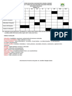 HORARIO PARCIALES SEGUNDO CORTE - Segundo Periodo GRADO 5A