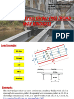 DESIGN OF Cross Girder (XG) (ROAD Way Bridges)