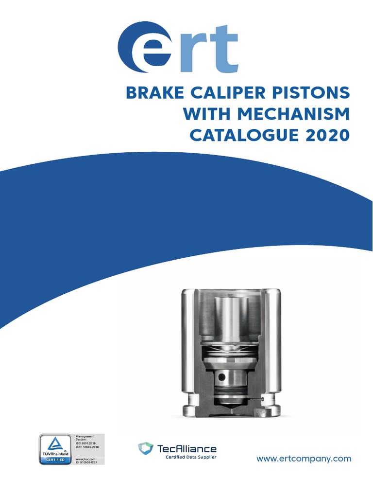 Caliper Pistons With Mechanism Catalogue PDF Nissan Vehicle