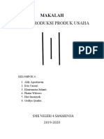 Makalah Sistem Produksi Produk Usaha