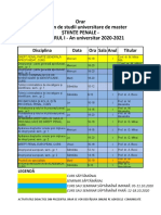 ORAR Final - FDSA - MASTERAT - 2020-2021 - Sem 1