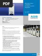 Microprocessor Controlled Constant Current Regulator: Type MCR