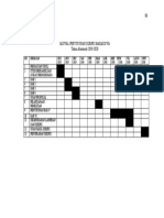 Jadwal Penyusunan Skripsi Mahasiswa