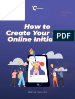 How To Create Your Own Online Initiative