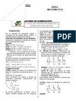 Sistema de Numeración