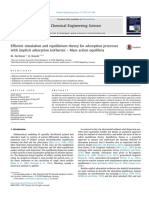 Efficient Simulation and Equilibrium Theory For Adsorption Processes With Implicit Adsorption Isotherms - Mass Action Equilibria