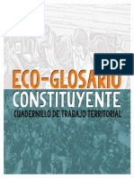 Eco Glosario Constituyente Cuadernillo de Trabajo Territorial