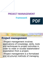 Project Management: Framework